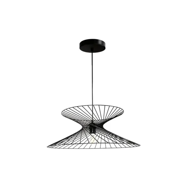 LUCKYERMORE Modern Black Flush Mount Ceiling Light Fixture, 7'' Length Cable For Dining Room, Bedroom, Hallway, Kitchen, Bar