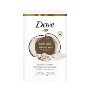 Dove Coconut and Cacao Restoring Care Bath Salts with skin-natural moisturisers relaxing your mind & body, leaving your skin smooth & soft 900 g