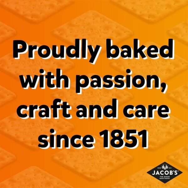 Jacob's Mini Cheddars Baked with Real Cheese Snack Biscuits Crackers 48 x 25g Bags - Image 3