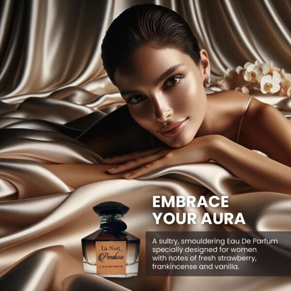 LA NUIT by PARIS CORNER 100ml L'Eau De Parfum for Women | Find Your Signature Scent: Dive into this Perfume For Women - Image 4