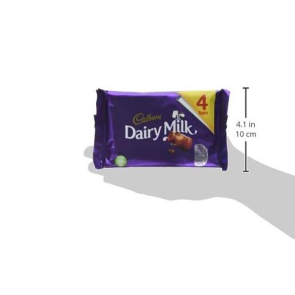 Cadbury Dairy Milk Chocolate Bar, 4 Bars 108.8 g - Image 2