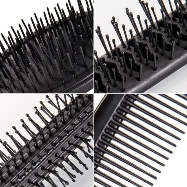5pcs Hair Care Brush Set Pro Detangle Hair Brush Women, Hair Styling Tools Adults & Kids (pink) - Image 4
