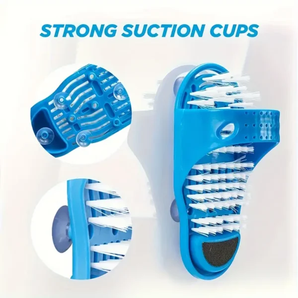 1pc, Foot Washing Brush Foot Scrub, Foot Scrub Massager Cleaner, Shower Floor Dead Skin Remover with Suction Cup - Image 4