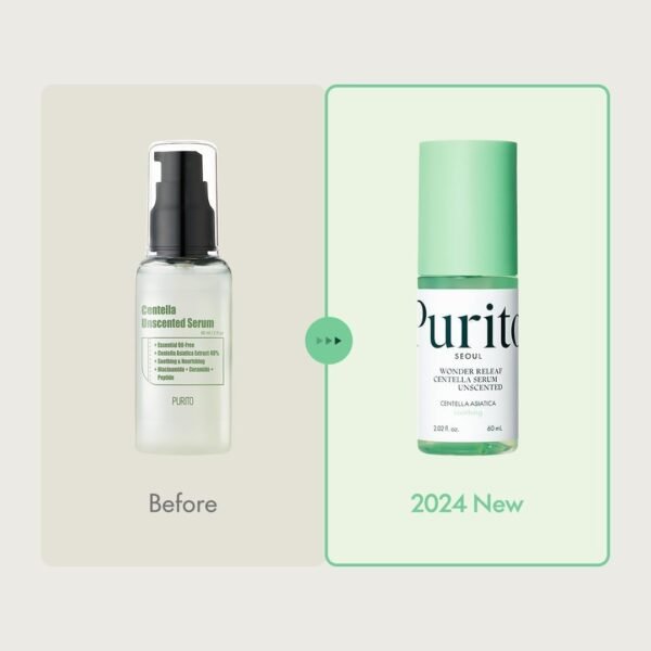 PURITO Centella Unscented Serum, Korean Skin Care, 60ml 2fl.oz - Image 6