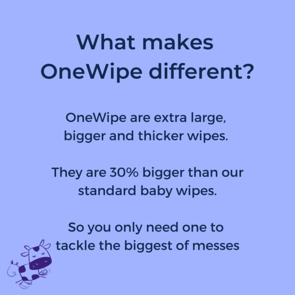 Mum & You Onewipe Baby Wipes Multipack, 100% Biodegradable Wet Wipes (10 Packs) - Image 2