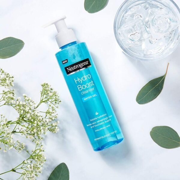 Neutrogena Hydro Boost Water Gel Facial Cleanser - for Dry or Dehydrated Skin 200ml - Image 3