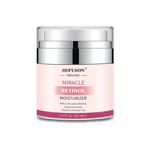 Retinol Moisturizer Cream,For Face&Eye Area Anti Aging Wrinkles & Acne & Fine Lines - With 2.5% Active Retinol (50Milliliter)