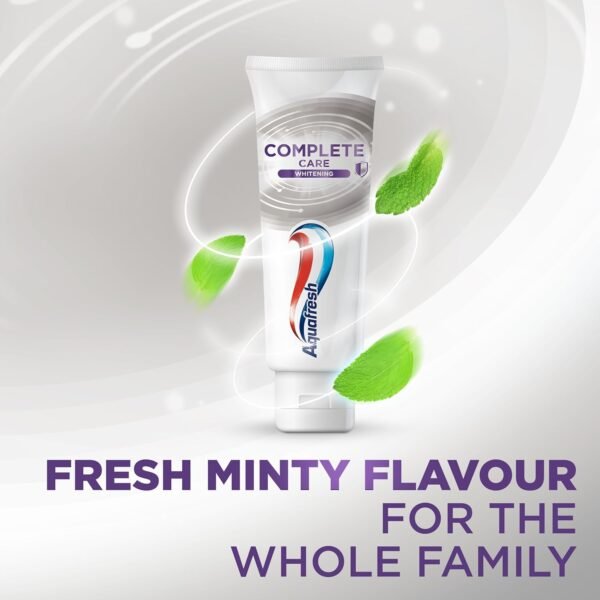 Aquafresh Complete Care Whitening Toothpaste, Helps Restore Your Teeth’s Natural Whiteness, Freshens Whole Mouth, 100ml - Image 6