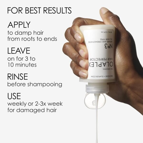 Olaplex No. 3 Hair Perfector Repairing Hair Treatment, All Hair Types, 100ml - Image 3