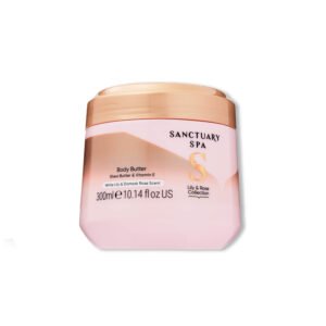 Sanctuary Spa Lily & Rose Body Butter for Women, 300ml