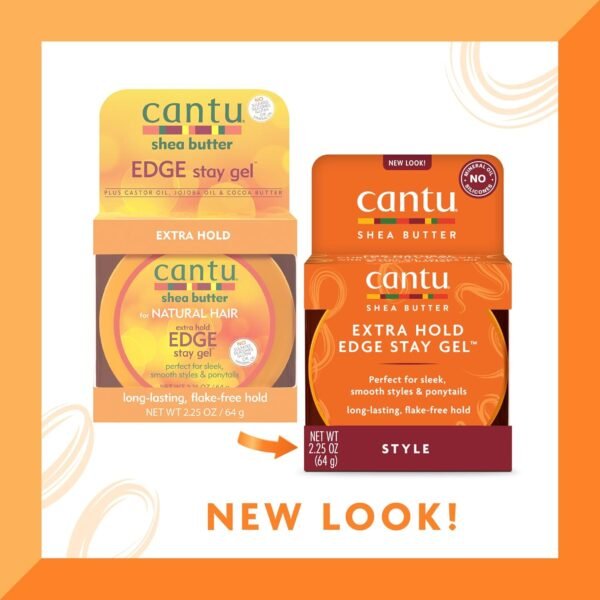 Cantu Extra Hold Edge Stay Gel 64g - Image 4