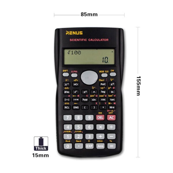 RENUS 2-Line Engineering Scientific Calculator Function Calculator for Student and Teacher - Image 2