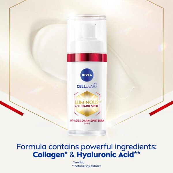 NIVEA Luminous 630 Anti-Age & Dark-Spot Serum (30ml) - Facial Serum Reduces 10 Years of Accumulated Age Spots - Image 4