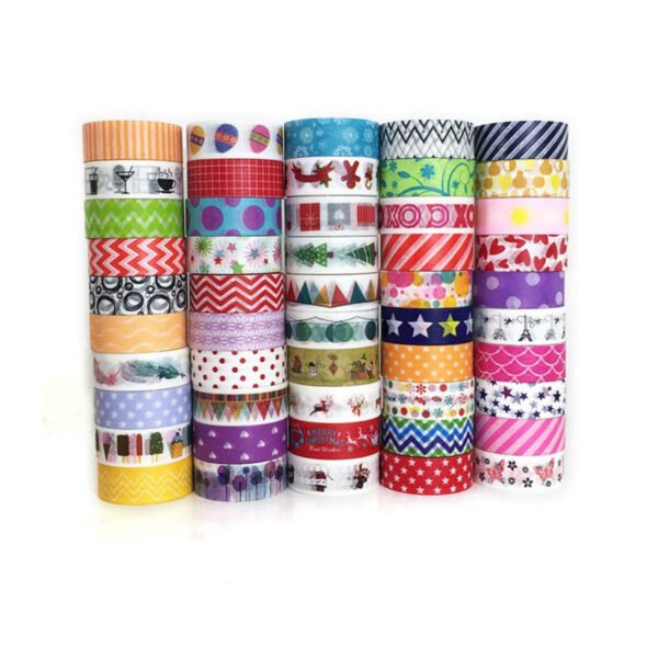 MILISTEN Masking Tape Stationary Set 6pcs Holiday Washi Tape Set Decorative Tape - Image 5