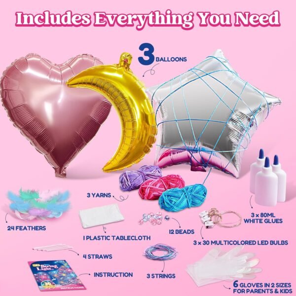 Klever Kits 3D String Art Kit for Kids,Arts and Crafts for Kids Ages 8 9 10 11 12 - Image 6