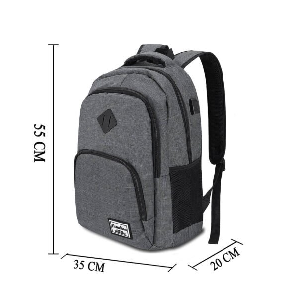 YAMTION Backpack 17.3 Inch Waterproof Business Backpack with USB Charging for University | School - Image 2