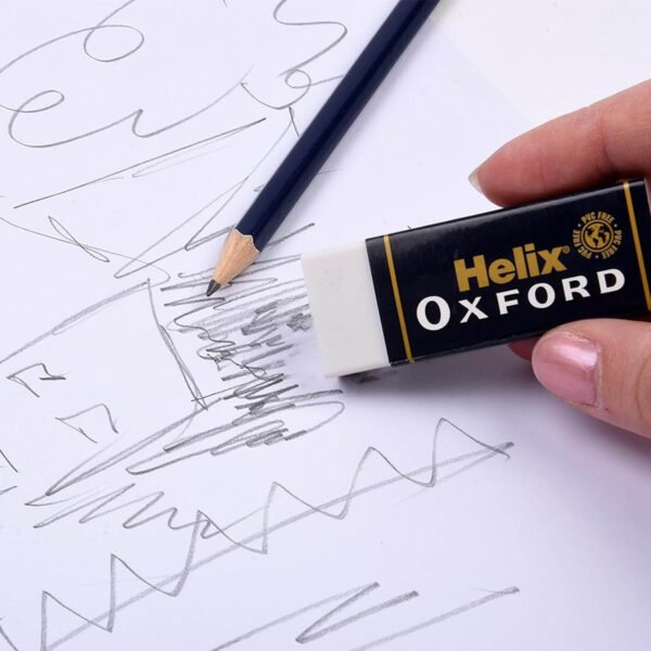 Helix Oxford Twin Pack of Erasers, Oxford Blue, Large - Image 3