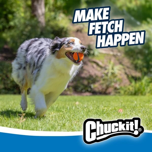 ChuckIt! Ultra Ball Dog Toy, Durable High Bounce Floating Rubber Dog Ball, Launcher Compatible Toy For Dogs, Medium (Pack of 2) - Image 5