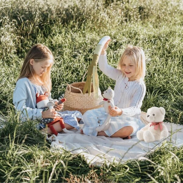 Kekeso Teddy Bear Stuffed Animals, Cute Teddy Bear Plush Toy with Rose, Valentines Day Stuffed Animals Bear Soft Gifts for Girlfriend, Kids boyfriend (White, (25+35) cm) - Image 2