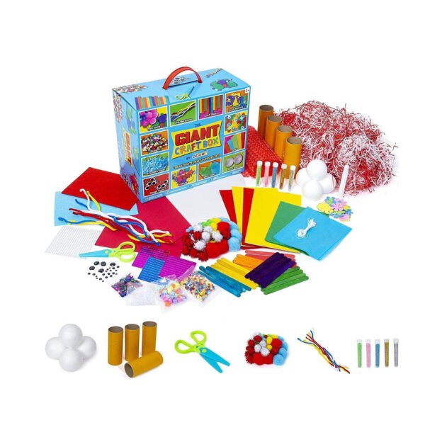 abeec Giant Craft Kit for Kids | Arts and Crafts Supplies Kit | Comprehensive Craft Box for Ages 5 and Over, - Image 2