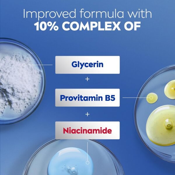 NIVEA Body Repair & Care (400 ml), 72H Moisture Body Lotion, With Niacinamide and Glycerin - Image 5