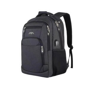 School Backpack Boys / Girls / Teenagers, Backpack School, Laptop Backpack for Men - Charcoal, 15,6 Zoll, Rucksack