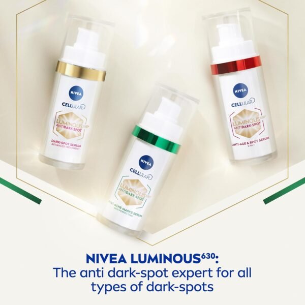 NIVEA Luminous 630 Anti-Age & Dark-Spot Serum (30ml) - Facial Serum Reduces 10 Years of Accumulated Age Spots - Image 2