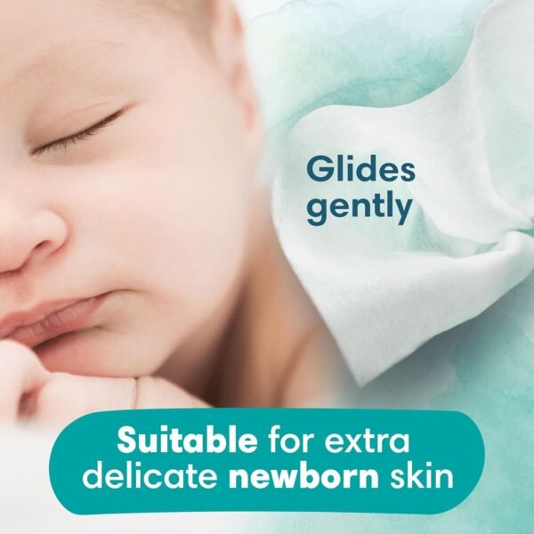 Pampers Harmonie New Baby Wipes 9 Packs of 46 Wipes = 414 Baby Wet Wipes, Help Restore Natural Skin pH - Image 4